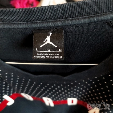 суитшърт / блуза с дълъг ръкав  Jordan размер Л, снимка 4 - Блузи - 52146118