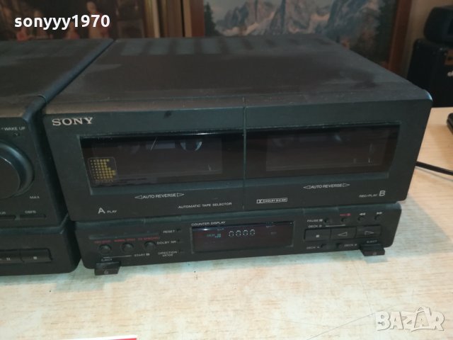 sony cd receiver+sony deck-made in japan 0103221838, снимка 5 - Ресийвъри, усилватели, смесителни пултове - 35960863