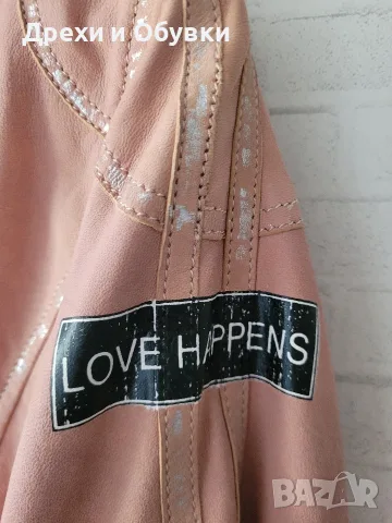 Розово яке естествена кожа FREAYI NATION, снимка 10 - Якета - 55805503
