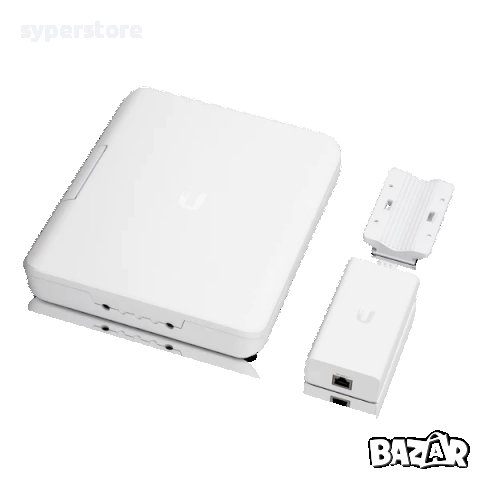 Кутия за 5-портов управляем гигабитен комутатор Ubiquiti UniFi Switch Flex Utility, снимка 2 - Друга електроника - 38665360