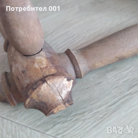 Стара дървена закачалка, снимка 8 - Закачалки - 52226041