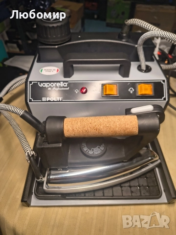 Професионална ютия.Паров генератор Profesionala Polti Vaporella 2 HP, 1750W, Плоча от алуминий, снимка 3 - Ютии - 52718795