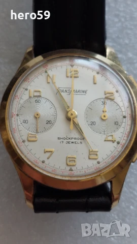 Мъжки швейцарски колекционен механичен часовник хронограф , снимка 12 - Мъжки - 50910275