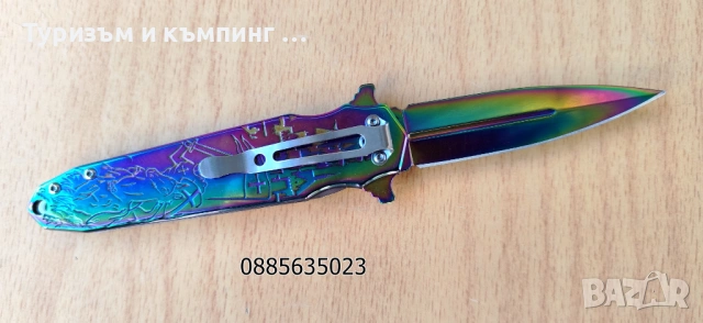 Сгъваем нож Кръстоносец, снимка 13 - Ножове - 53802986