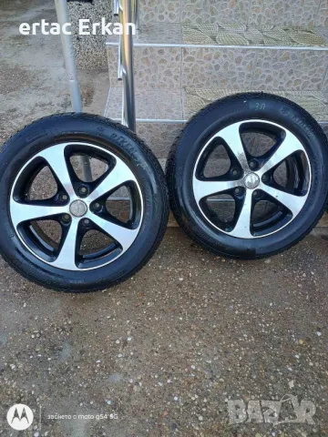 джанти 5x112 195/60 r15 BORBET+ЗИМНИ ГУМИ