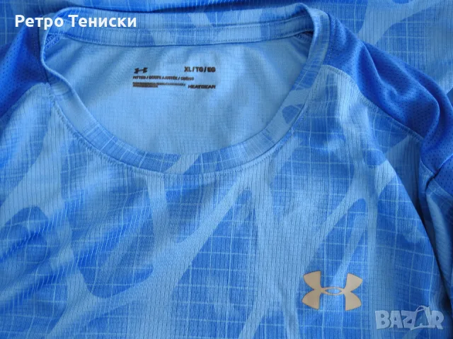 Тениска Under armour — Мъже размер XL Синьо, снимка 3 - Тениски - 56319282