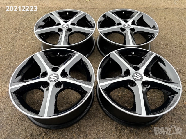 4 броя алуминиеви джанти за Suzuki SX4,SX4 S-Cross,S-Cross,Vitara 16, снимка 3 - Гуми и джанти - 52884386