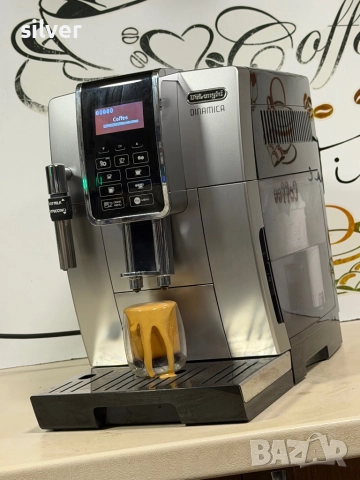 Кафемашина кафе автомат delonghi dinamica с гаранция, снимка 5 - Кафемашини - 52645948
