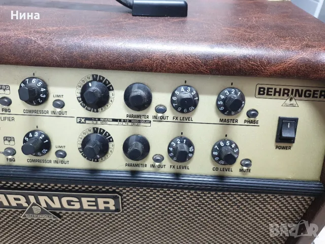 Акустично Немско кубе  реални 180W Behringer с допълнително вградено MP3, снимка 8 - Китари - 48759429