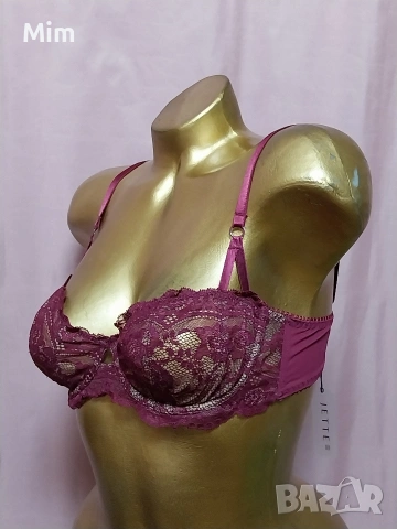 LETTE 80 B Червен / бордо /дантелен сутиен , снимка 3 - Бельо - 53853643