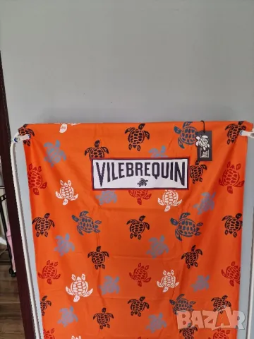 Страхотна плажна хавлия VILEBREQUIN,   голям размер 180см  х 90см , , снимка 4 - Хавлиени кърпи - 50238173