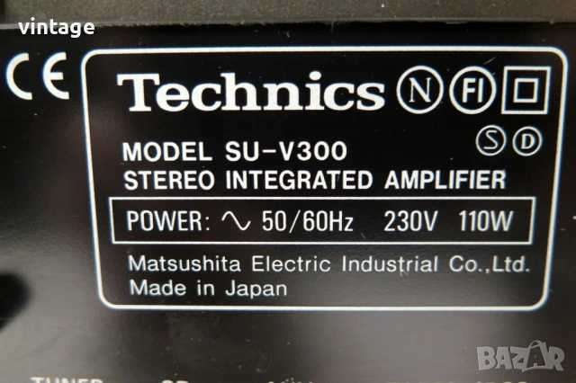 Technics SU-V300, снимка 7 - Ресийвъри, усилватели, смесителни пултове - 52065172