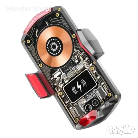 Универсален магнитен безжичен държач за телефон – Бързо зареждане, снимка 3 - Аксесоари и консумативи - 48237789