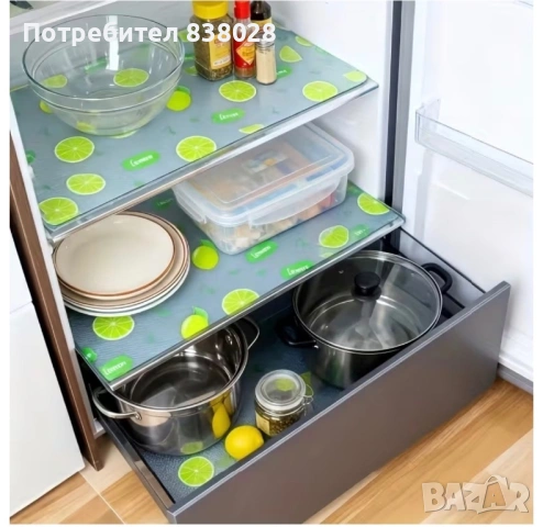 Подложки за хладилник с лимонов дизайн – комплект 4 броя, снимка 3 - Други - 53535225