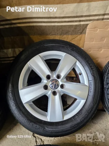 Джанти 5×112/16 цола vw golf pasat sharan touran kadi , снимка 5 - Гуми и джанти - 56250391