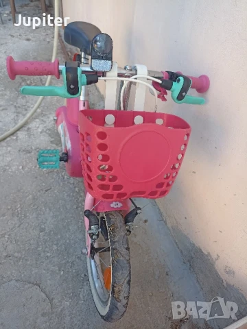 Велосипед 14 цола/инча BTwin момиче 3-5 години, снимка 4 - Велосипеди - 51151255