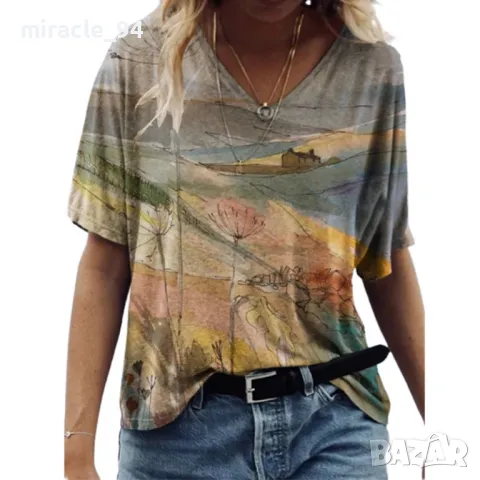 Страхотни МАКСИ летни блузи - 5ХЛ - ИЗГОДНО !, снимка 5 - Тениски - 48853871