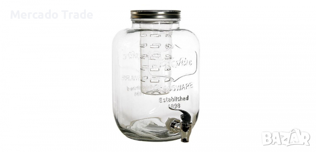 Диспенсър за свежи напитки, Буркан, 5л