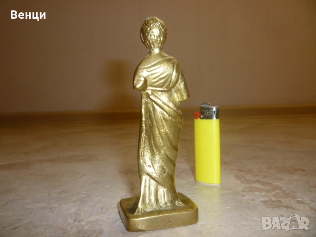 Бронзова Фигура Статуетка, снимка 3 - Антикварни и старинни предмети - 51830061