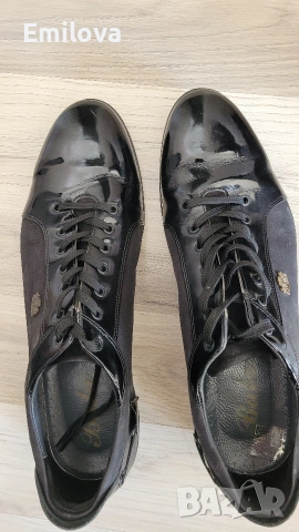 Мъжки кожени обувки 44 номер, снимка 2 - Официални обувки - 53812722