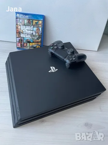 PlayStation Pro 4 + едн джойстик и подарък игра Grand Theft Auto 5