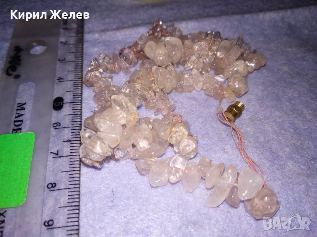 КОЛИЕ ГЕРДАН от БЛЕСТЯЩИ НАТУРАЛНИ ПЛАНИНСКИ КРИСТАЛИ 34696, снимка 5 - Колиета, медальони, синджири - 39190440