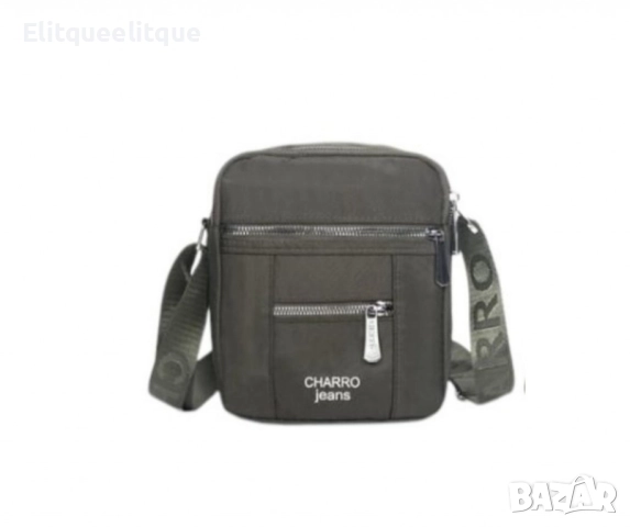 Мъжка чанта през рамо, CHARRO Jeans, компактност и стил в едно, снимка 3 - Чанти - 52187833