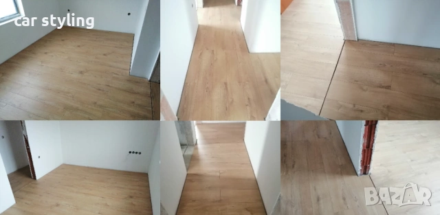 Монтаж на ламинат (ламиниран паркет) винил, первази, подложка XPS, снимка 12 - Монтажи - 47624965