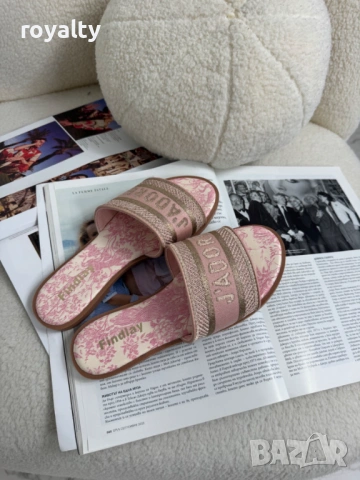 Чехли Jadore Pink от магазин LBD, снимка 2 - Чехли - 53209367