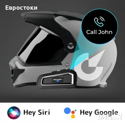 Мотоциклетна комуникационна система TK-X2, двойна - комплект от 2 слушалки, Bluetooth интерком , снимка 6 - Аксесоари и консумативи - 50596698