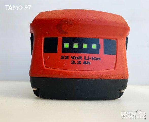 Hilti B22/3.3 - Акумулаторна батерия 22V 3.3Ah, снимка 3 - Други инструменти - 40063299
