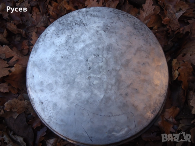 Стара медна тава, снимка 4 - Антикварни и старинни предмети - 52811469