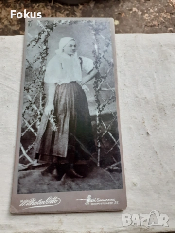 Стара снимка Австрия - дебел картон