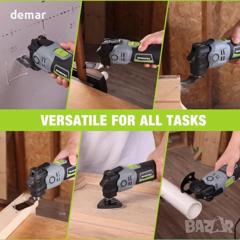 Мултифункционален инструмент WORKPRO 400 W, 7 скорости 15 000-23 000 об/мин, снимка 8 - Други инструменти - 51415193