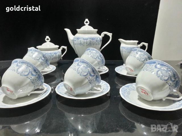 Стар български порцелан чаши за чай кафе , снимка 5 - Антикварни и старинни предмети - 53102846