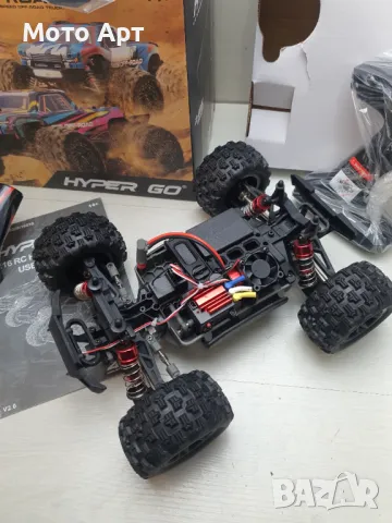 RC Количка MJX Hyper Go 16210 70KM/H Brushless RC Car Offroad Пикап, снимка 4 - Електрически играчки - 48802053