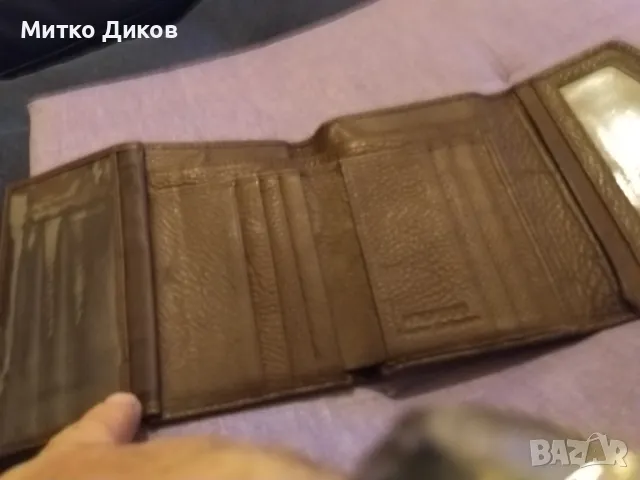 Портфейл НН естествано кожа 140х105мм, снимка 7 - Портфейли, портмонета - 49797270