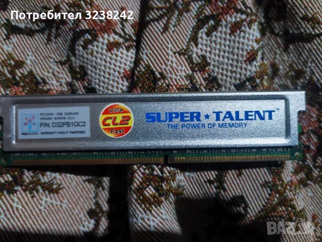 ddr400 1gb super talent с радиатор