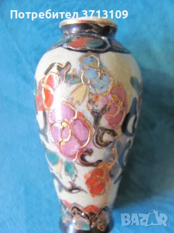 Порцеланова ваза SATSUMA, ръчно рисувана ,маркирана