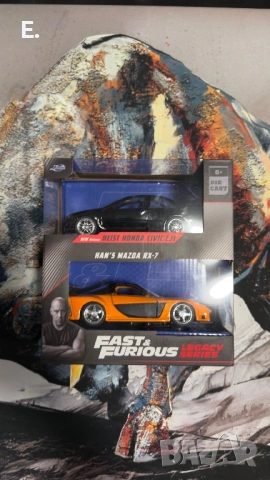 Fast & Furious Legacy Series – Колекционерски комплект (2 модела)