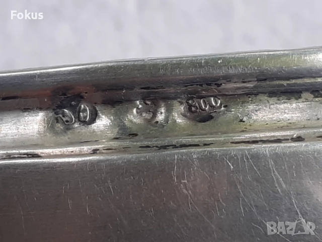 Две малки стари антикварни сребърни съдчета за хайвер, снимка 5 - Антикварни и старинни предмети - 50966231