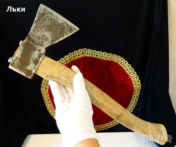 Немска брадва,топор August Helsper,1 кг.,дръжка. , снимка 2 - Градински инструменти - 51310321