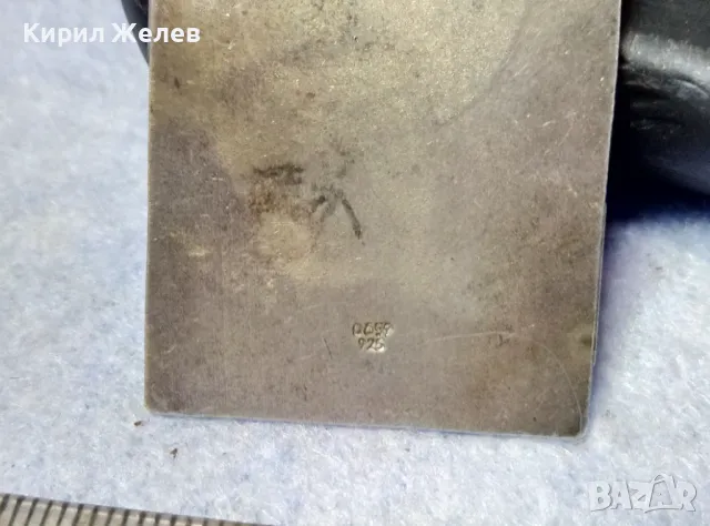 Стара ПРАВОСЛАВНА НАГРЪДНА СРЕБЪРНА ИКОНА СРЕБРО 925 с ТЮРКОАЗ ХУДОЖЕСТВЕНА РЪЧНА ИЗРАБОТКА 49917, снимка 13 - Антикварни и старинни предмети - 49294748