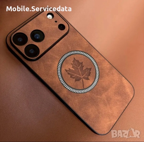 Луксозен калъф от синтетична кожа за iPhone 17/17Pro, снимка 2 - Калъфи, кейсове - 52426567