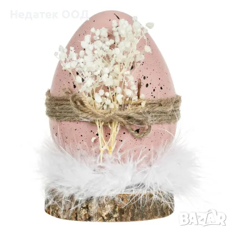 Великденска декорация, Розов, Ø8x12см