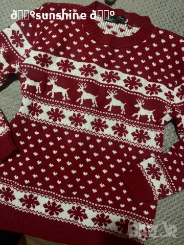 Коледен пуловер М размер