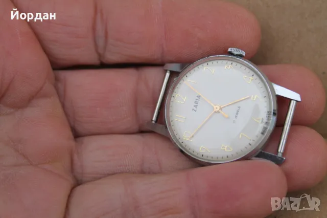 СССР мъжки часовник ''Заря'', снимка 9 - Мъжки - 49933804