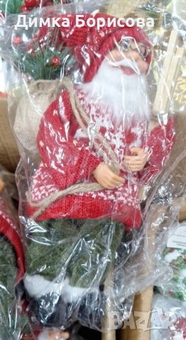 Празнична фигура Дядо Коледа – Идеална украса за дома и подарък, снимка 7 - Други - 52801472