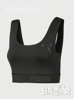 Puma Active Crop Top- Дамско спортно бюстие, черно, размери М и XL.                  