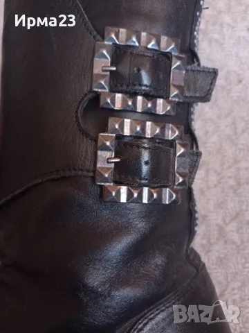 Дамси ботуши ест. кожа, снимка 2 - Дамски ботуши - 48076878